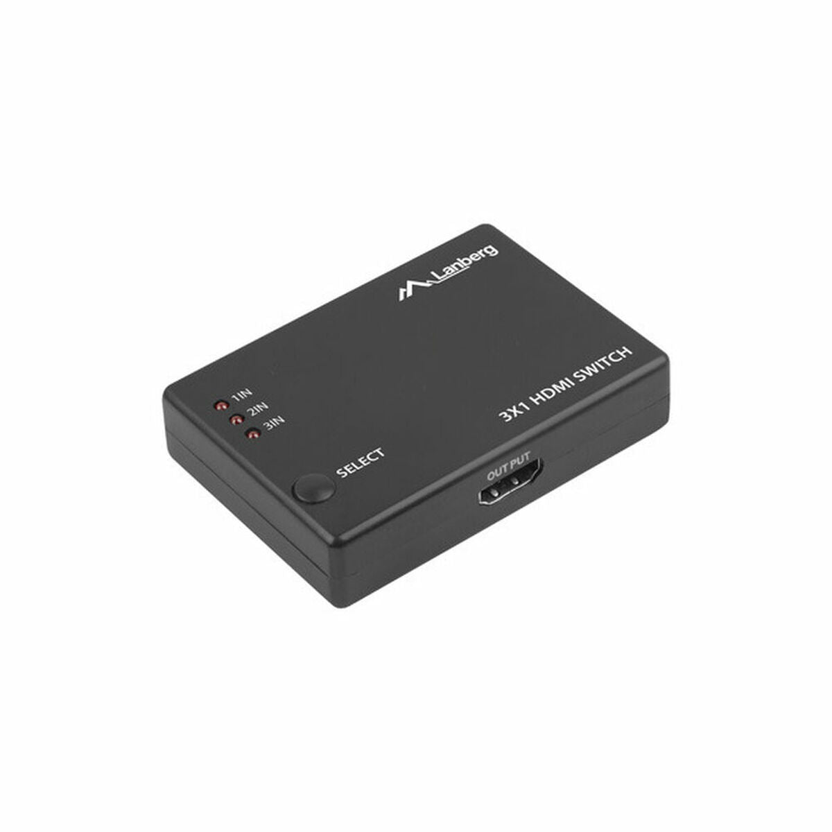 HDMI switch Lanberg SWV-HDMI-0003 Black