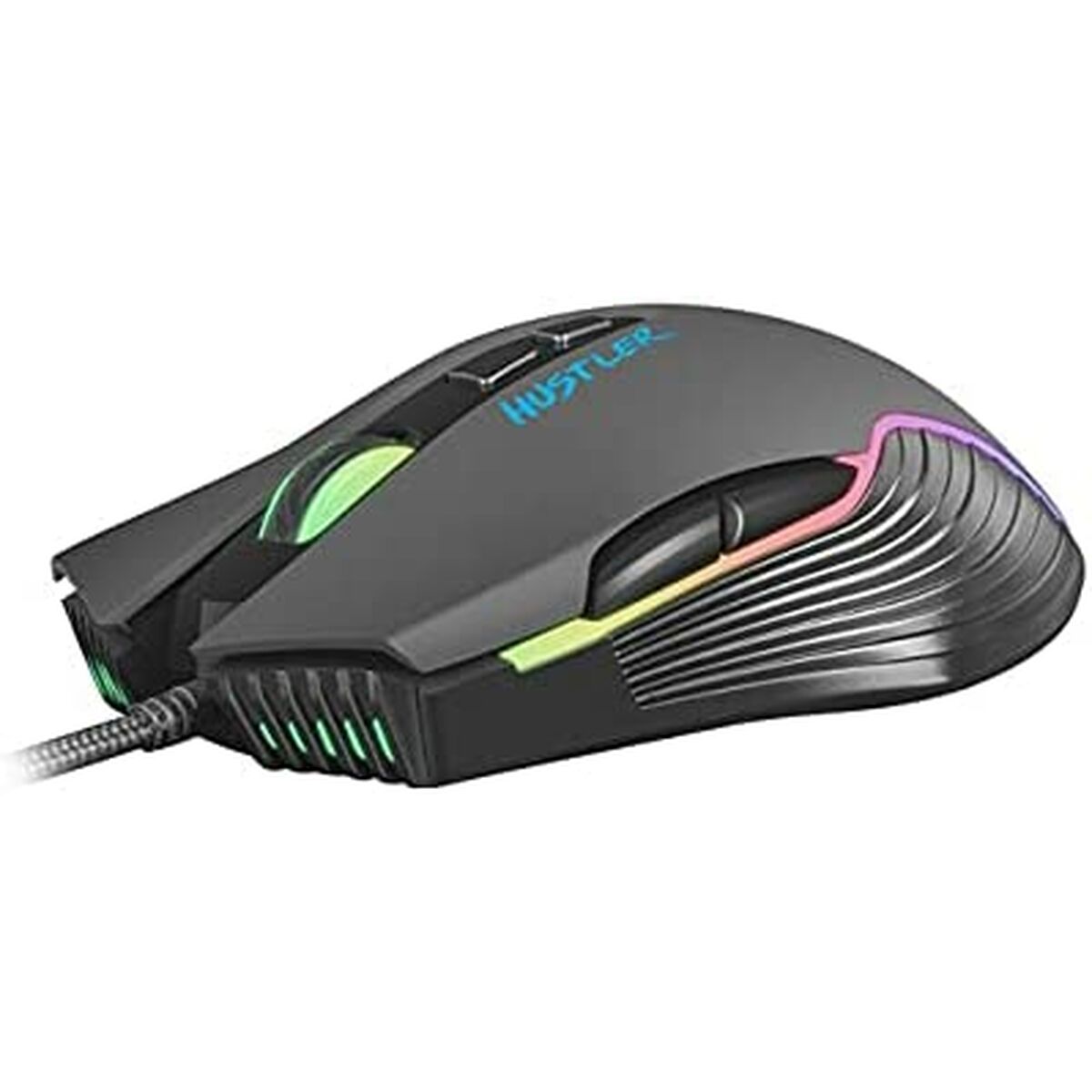 Gaming Mouse Fury NFU-1698 6400 DPI Black Multicolour 6400 dpi