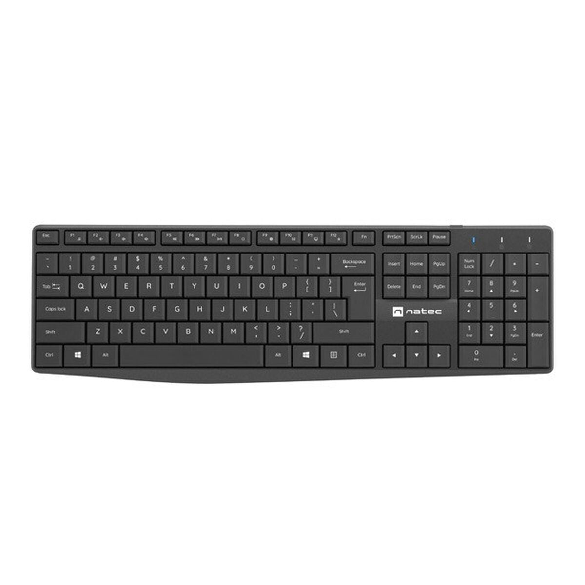 Keyboard and Mouse Natec NZB-1989 Black QWERTY Qwerty US