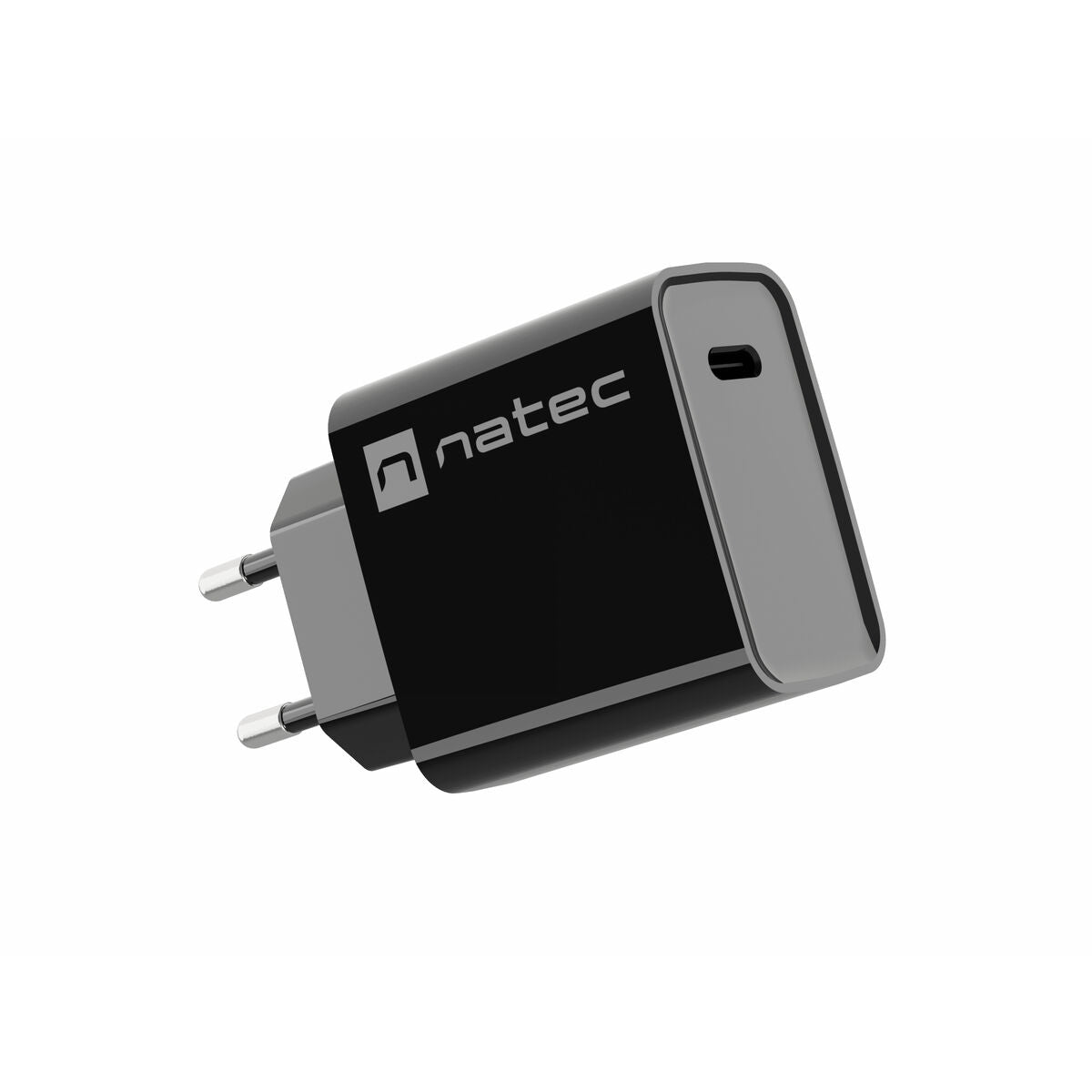 Wall Charger Natec NUC-2060 RIBERA Black 20 W