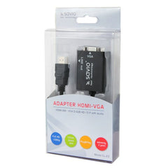 HDMI to VGA Adapter Savio CL-23 Black