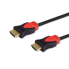 HDMI Cable Savio CL-95 Black Red 1,5 m