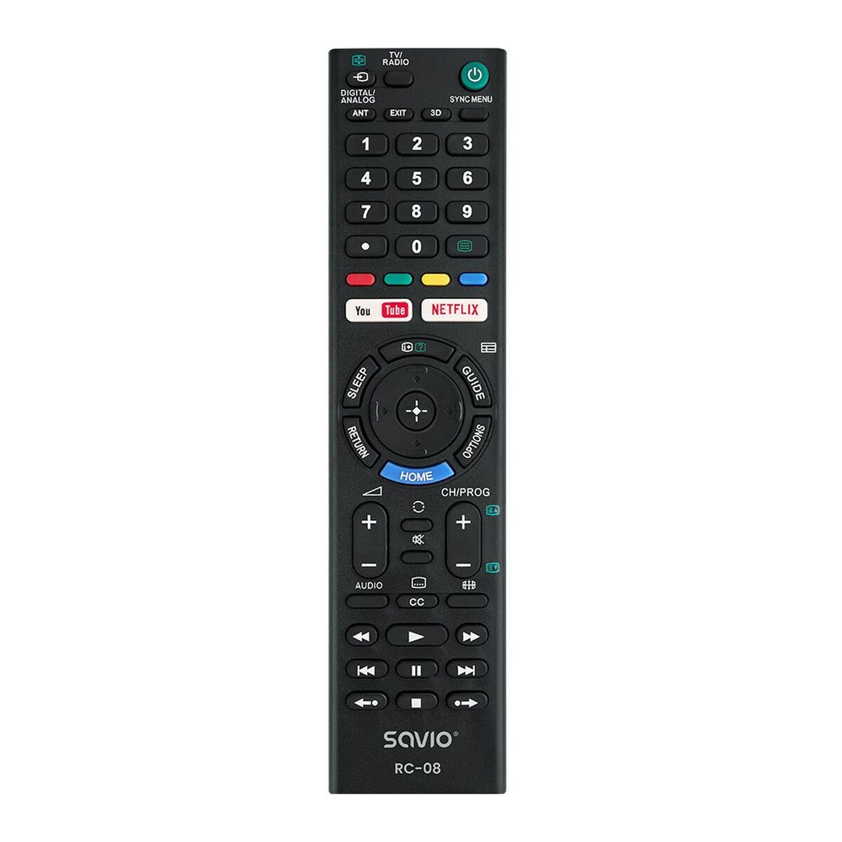 Universal Remote Control Savio RC-08