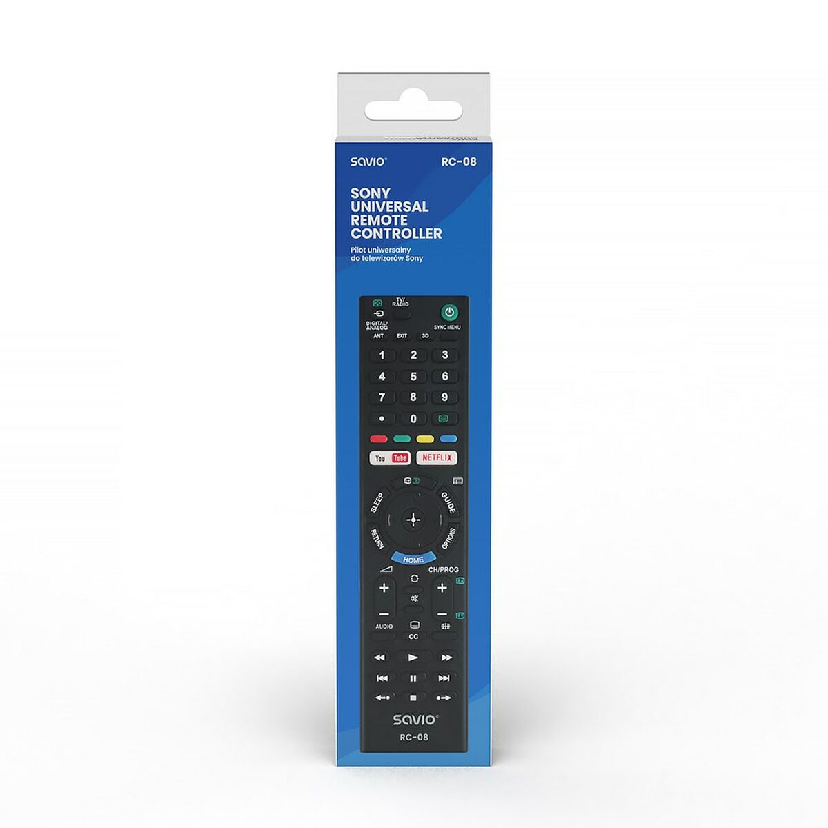 Universal Remote Control Savio RC-08