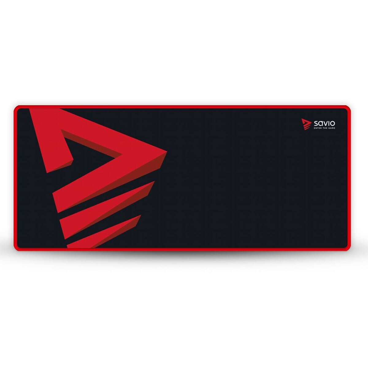 Mouse Mat Savio Turbo Dynamic XL Black Printed