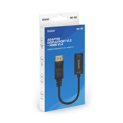 DisplayPort to HDMI Adapter Savio AK-62 20 cm