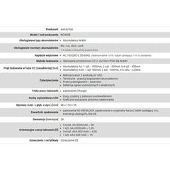 Battery charger EverActive NC450B Batteries x 4