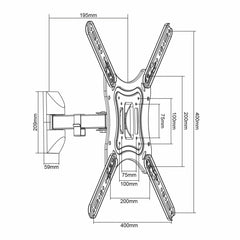 TV Mount MacLean MC-758 55" 13" 30 Kg