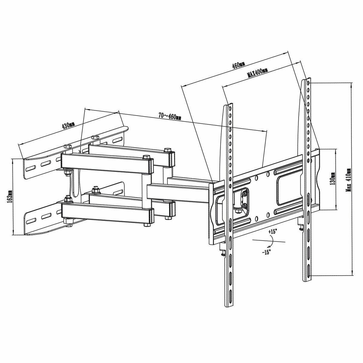 TV Mount MacLean MC-760 32" 55" 26" 30 Kg