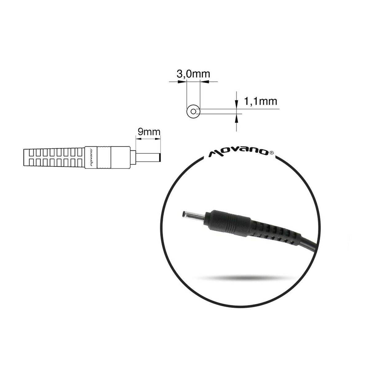 Laptop Charger Mitsu 5ZM049 40 W