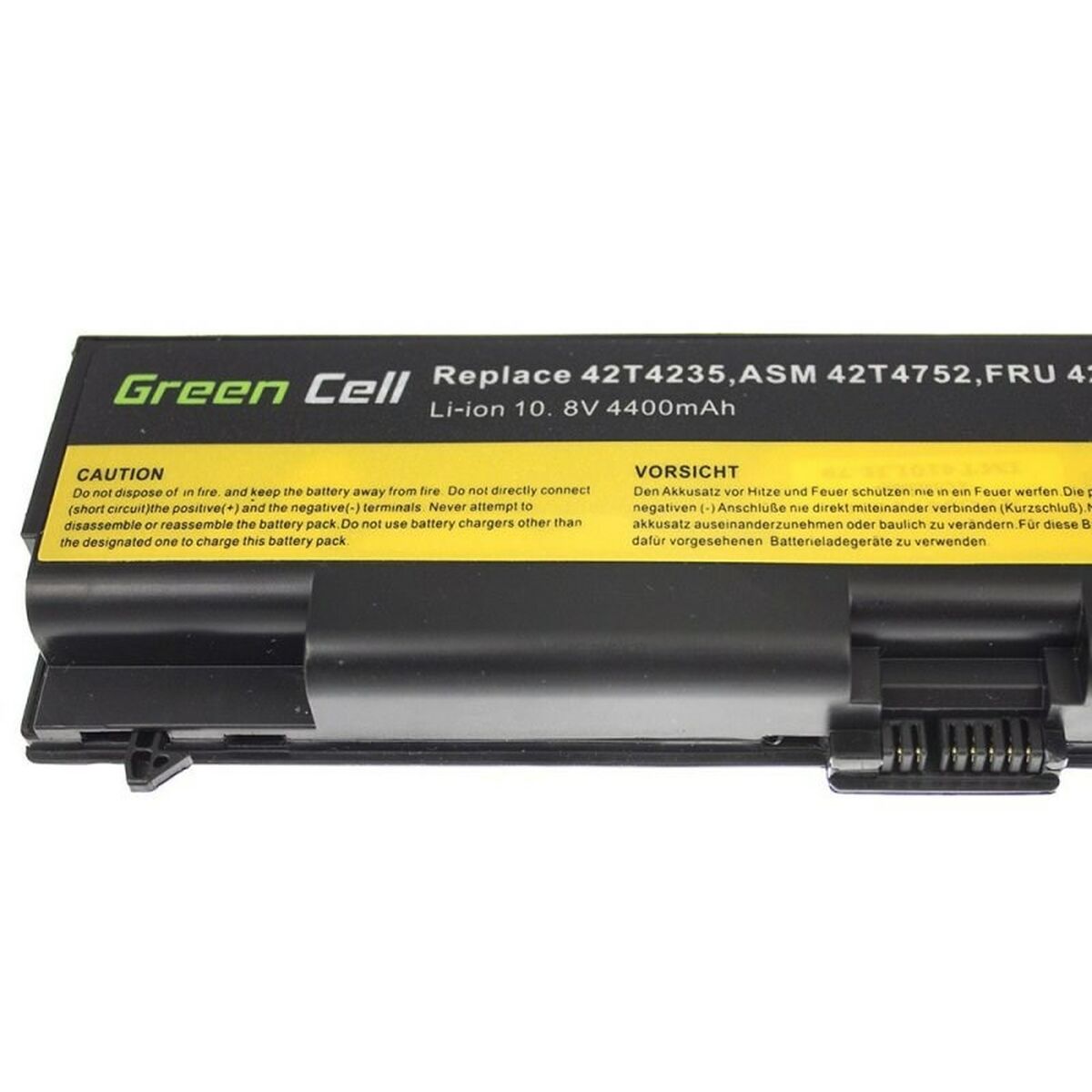 Laptop Battery Green Cell LE05 Black 4400 mAh