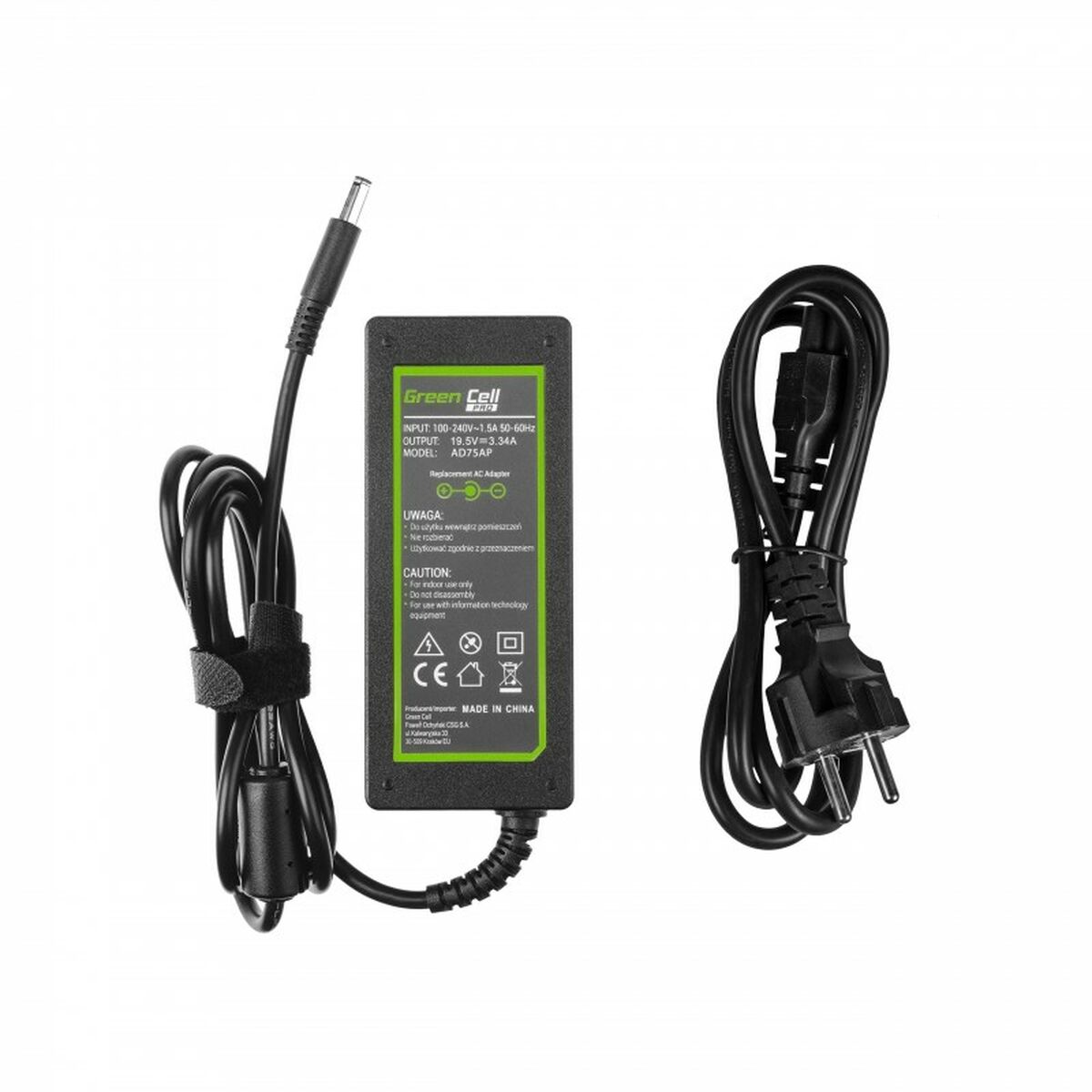 Laptop Charger Green Cell AD75AP 65 W