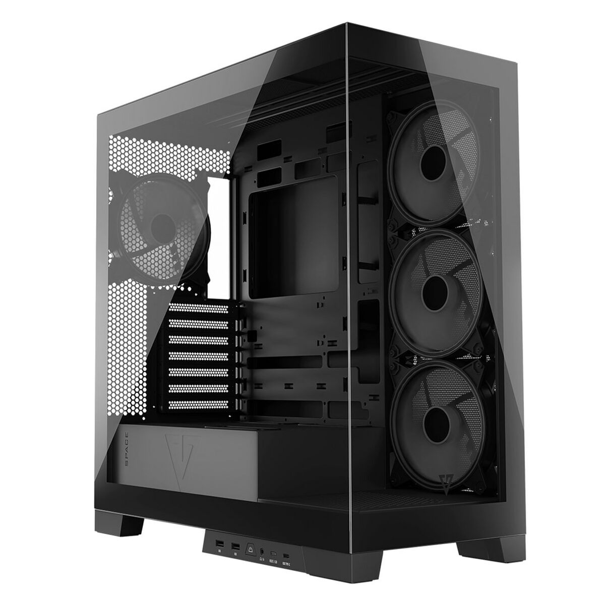 ATX Semi-tower Box Modecom Volcano SPACE APEX ARGB Black