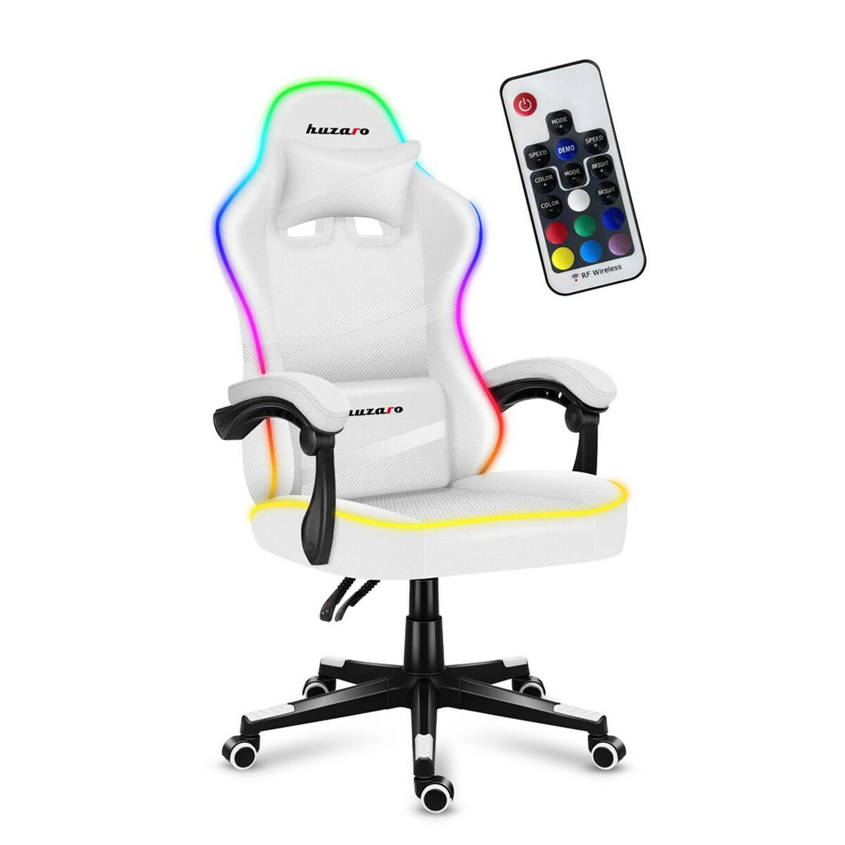 Gaming Chair Huzaro Force 4.4 RGB White