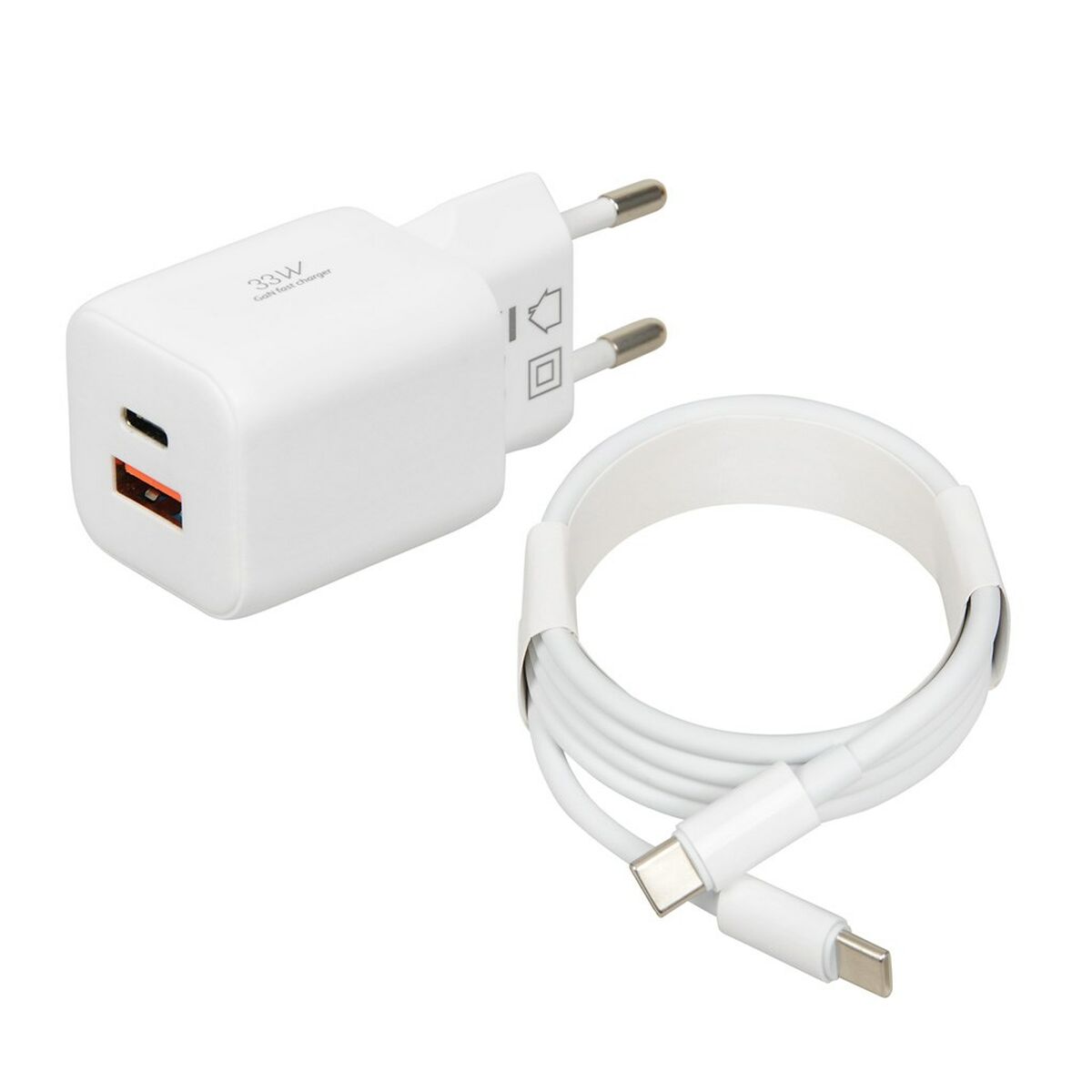 Wall Charger Ibox ILUC42W White 33 W (1 Unit)