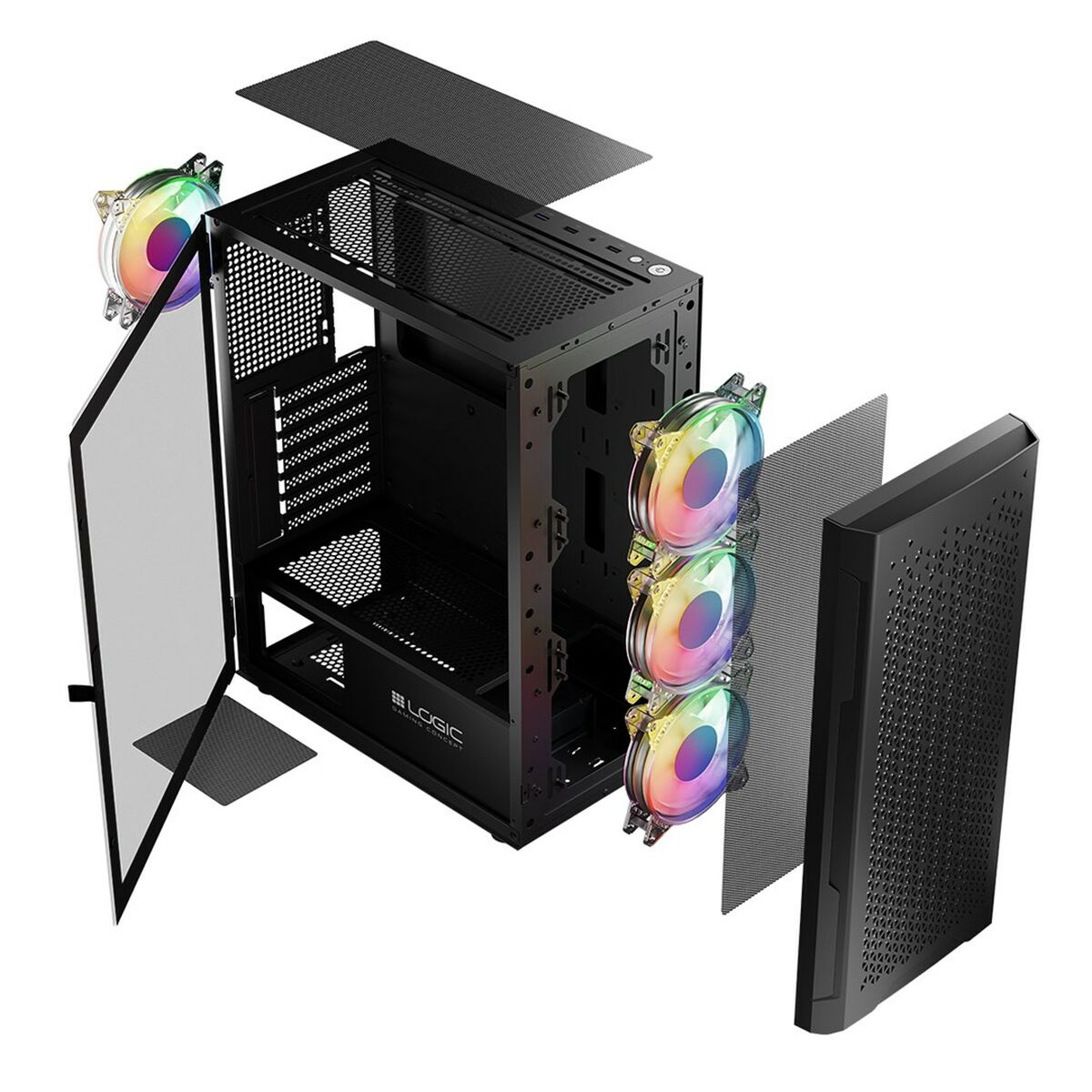 ATX Semi-tower Box Logic ARAMIS ARGB Black