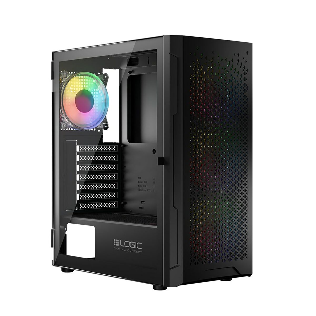 ATX Semi-tower Box Logic ARAMIS ARGB Black