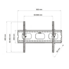 TV Mount RAMT AR-11 70" 42" 100 kg