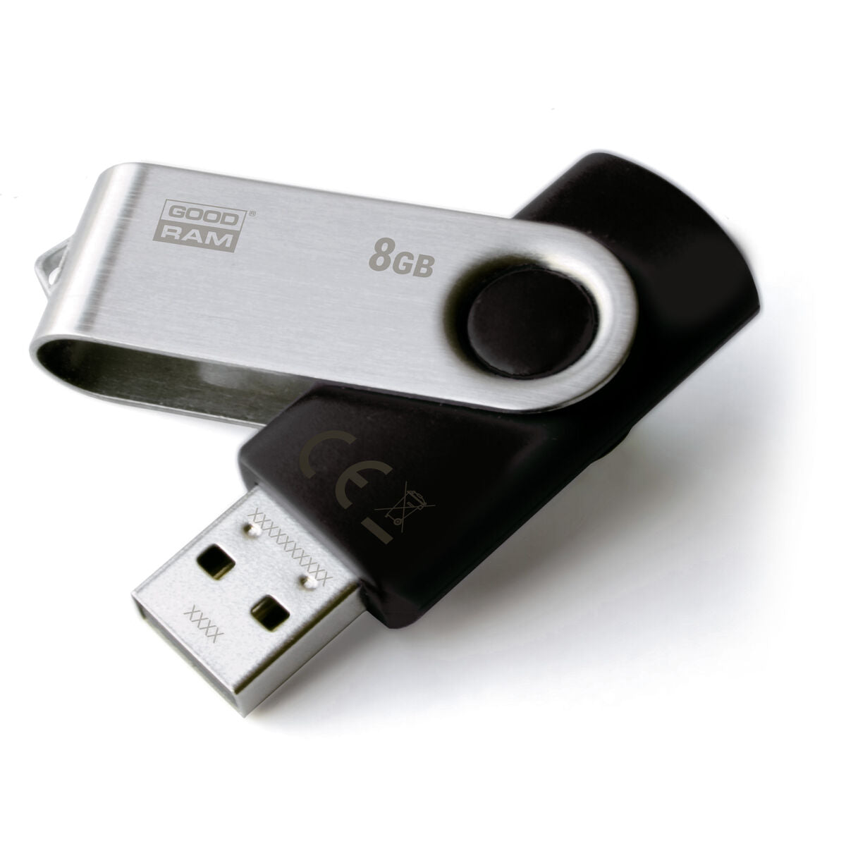 USB stick GoodRam UTS2 USB 2.0 Black Silver 8 GB (1 Unit)