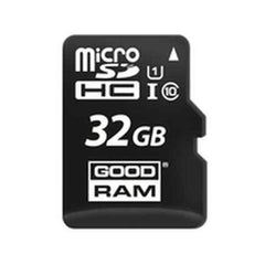 Micro SD Memory Card with Adaptor GoodRam M1AA-0320R12 UHS-I Class 10 100 Mb/s 32 GB