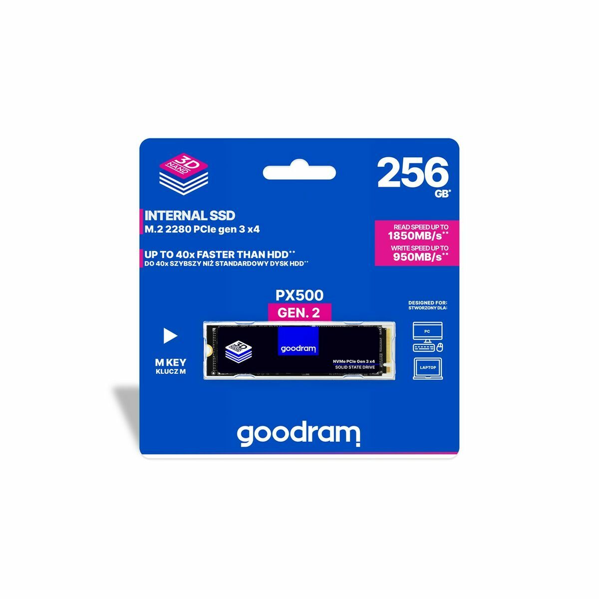 Hard Drive GoodRam PX500 SSD M.2 512 GB SSD