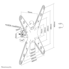 TV Mount Neomounts FL40-430BL14 32" 55" 25 kg