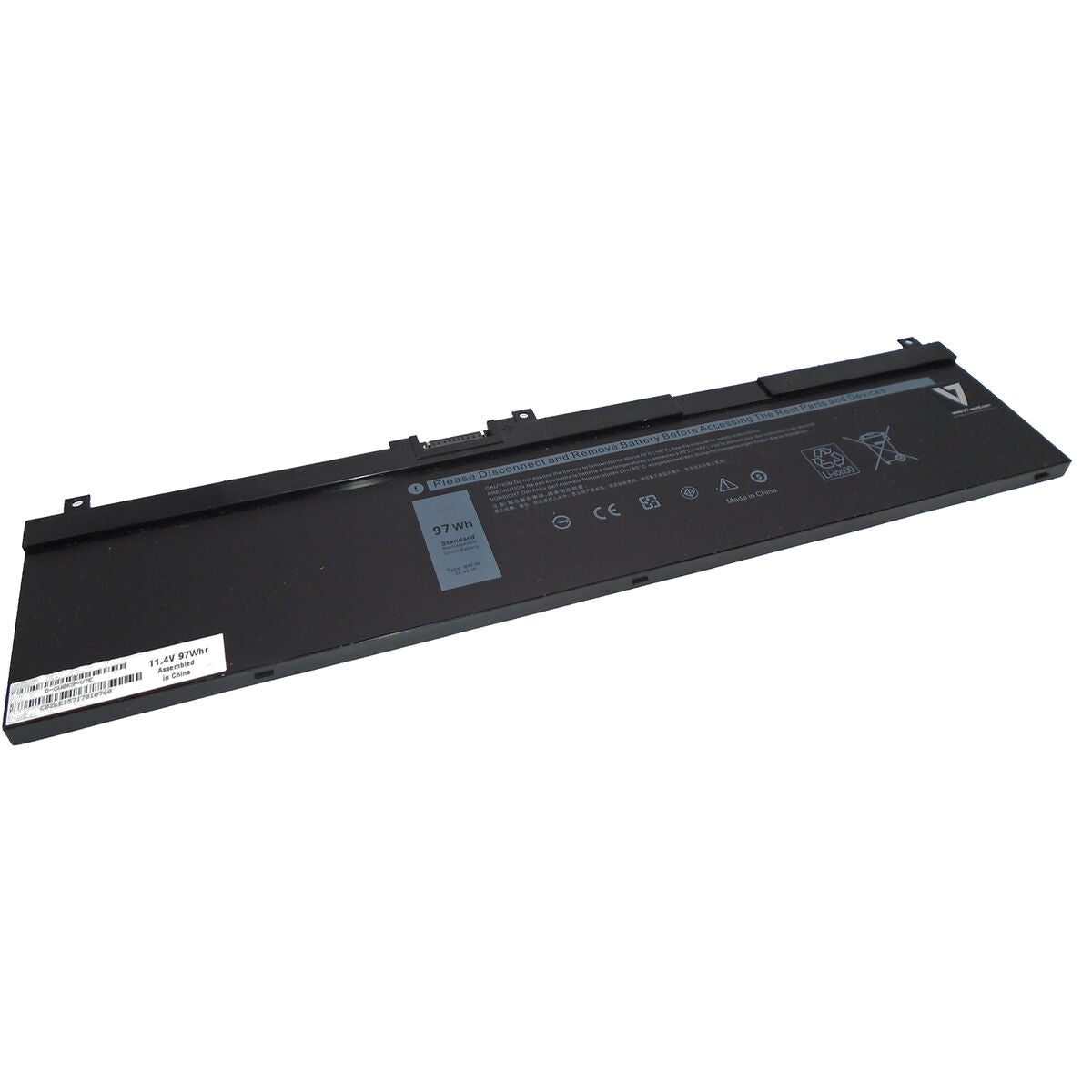 Laptop Battery V7 D-GW0K9-V7E Black 3530 mAh