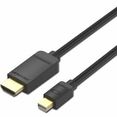 Mini Display Port cable Vention HABBH Black 2 m