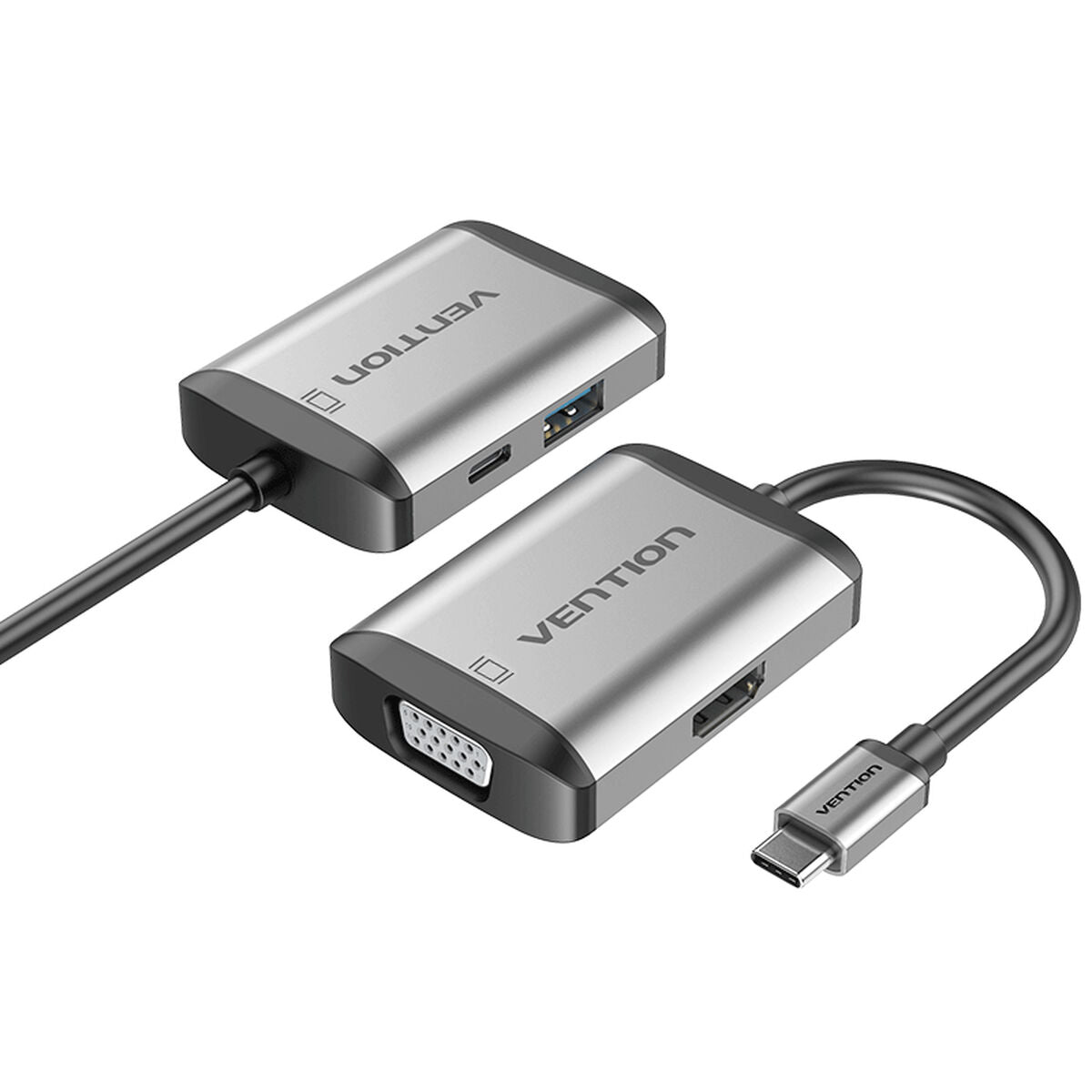 USB Hub Vention TFAHB Grey