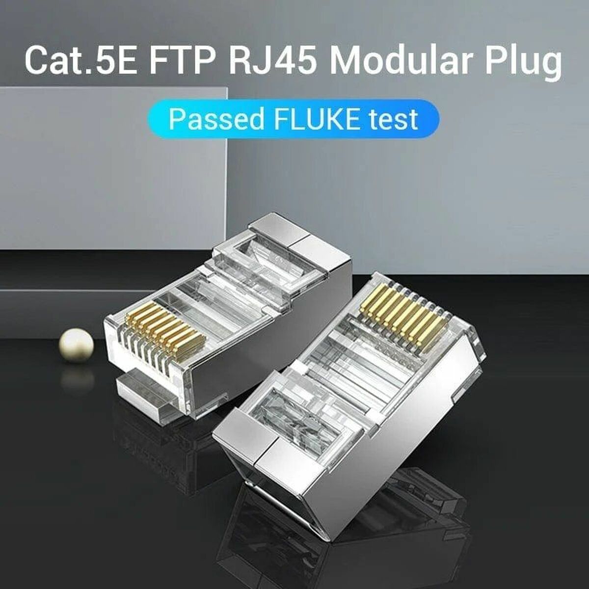 RJ45 Connector Vention IDAR0-50 Silver