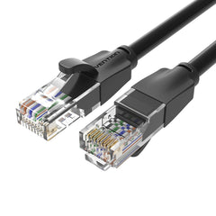 UTP Category 6 Rigid Network Cable Vention IBEBQ Black 20 m