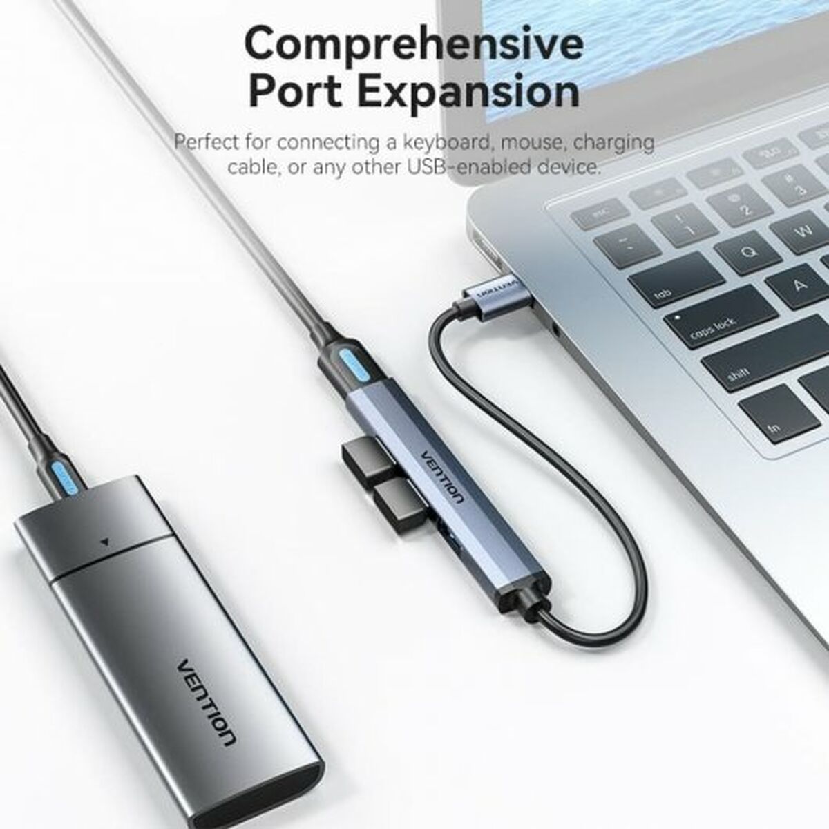 USB Hub Vention CKOHB Grey