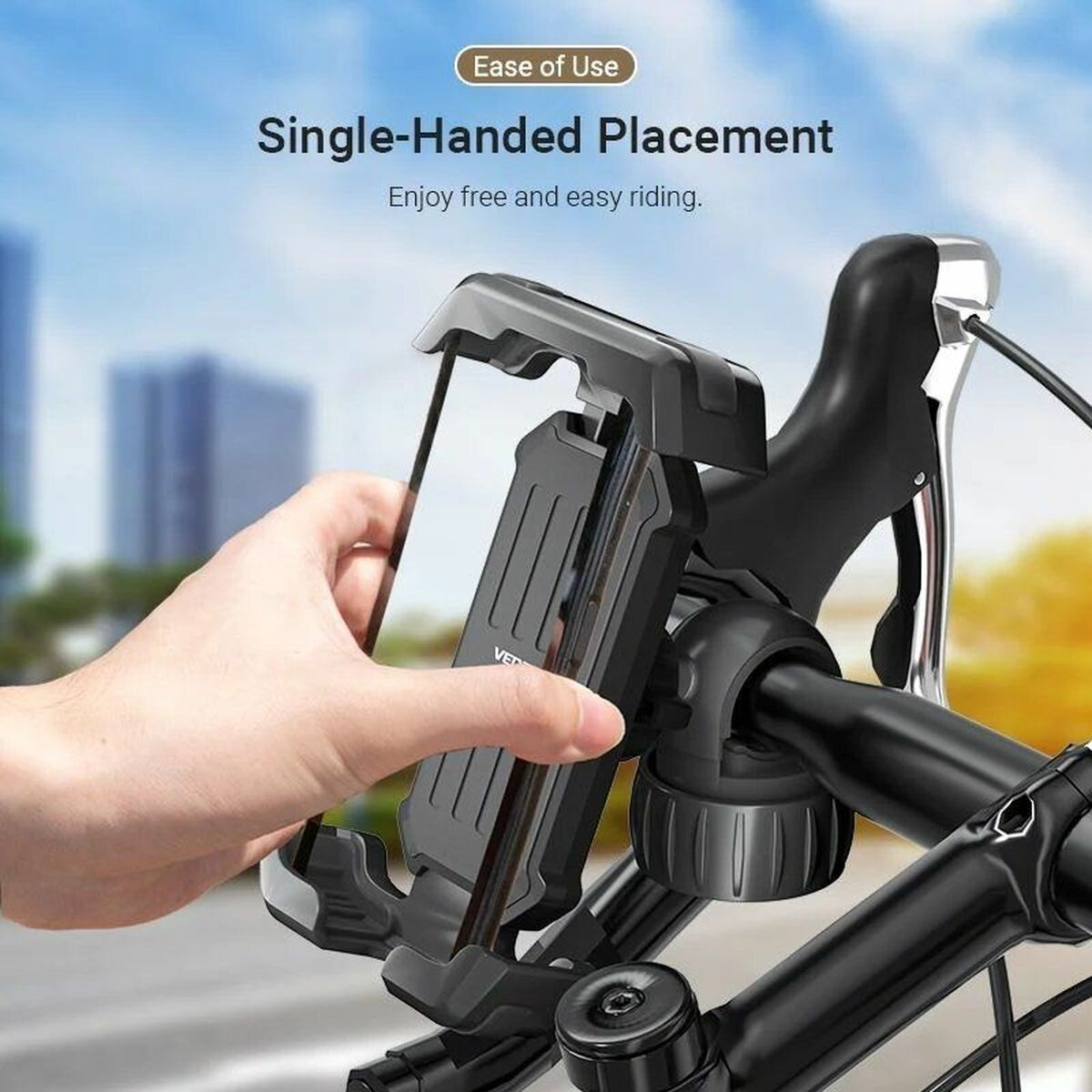 Bike Phone Holder Vention KSFB0 Black