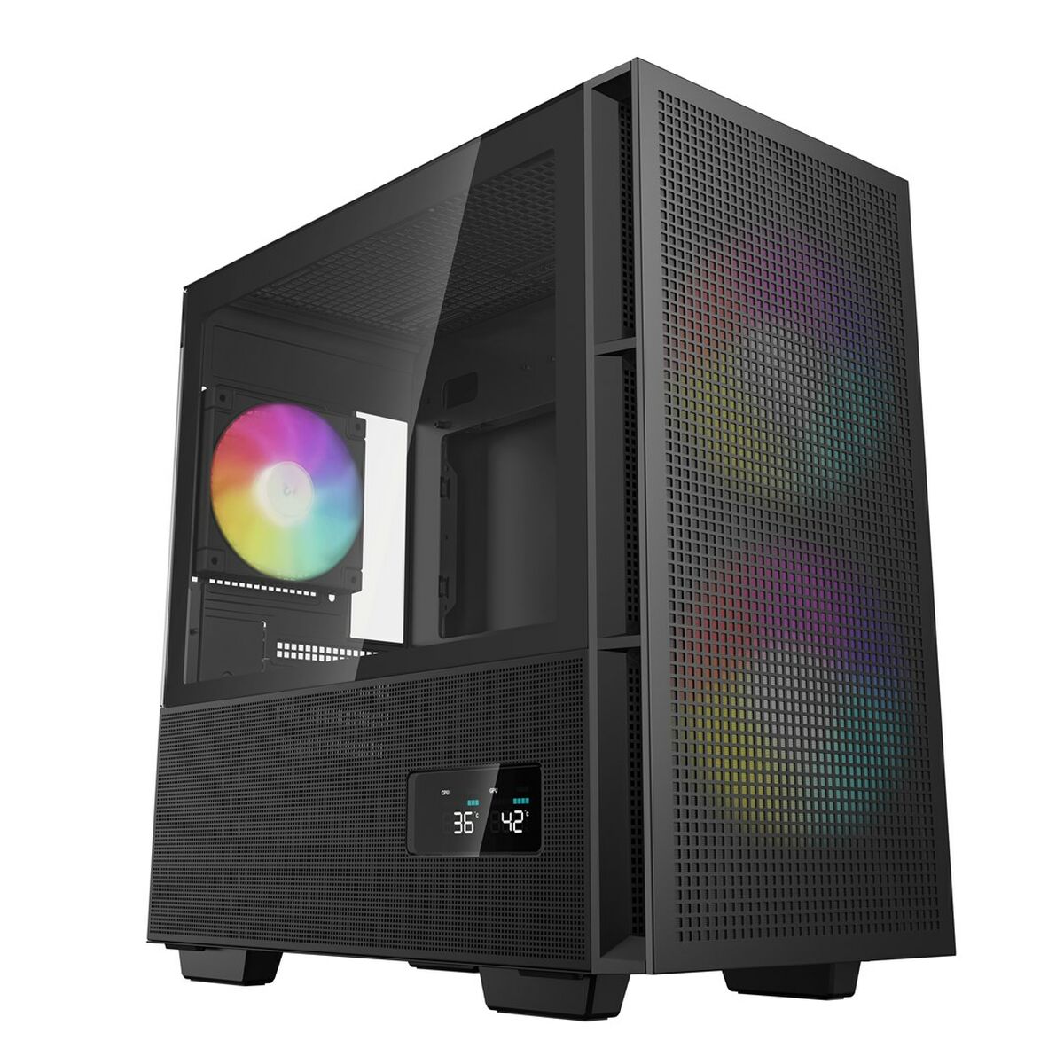 ATX Semi-tower Box DEEPCOOL CH360 Black Multicolour