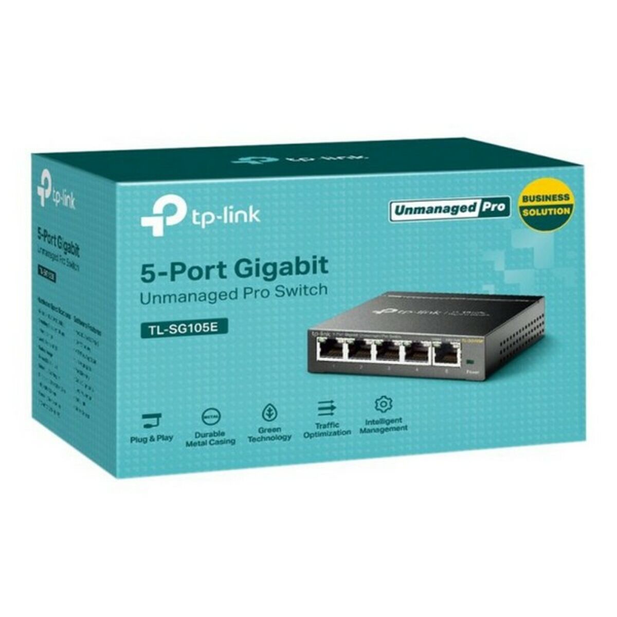 Desktop Switch TP-Link TL-SG105E RJ45 7,4 Mbps Black