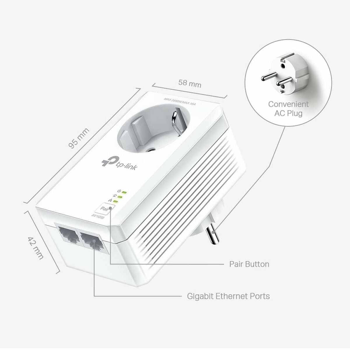 Power Line TP-Link T PA7027P KIT