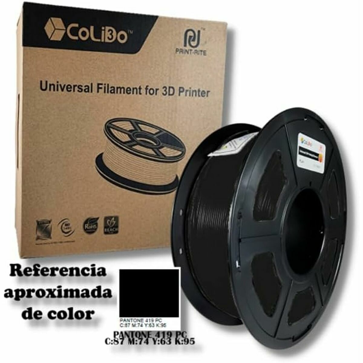 Filament Reel CoLiDo COL3D-LCD164B Multicolour