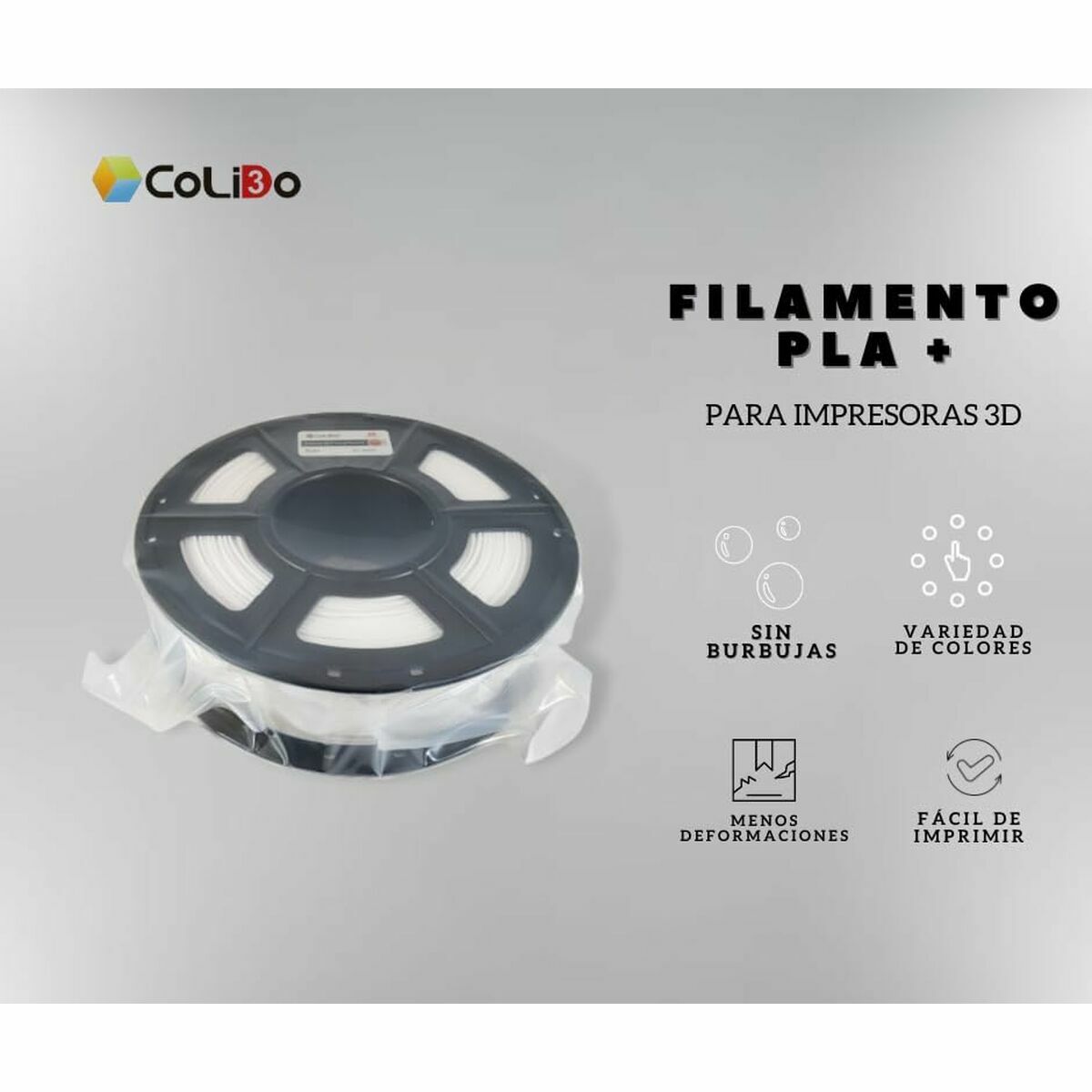 Filament Reel CoLiDo COL3D-LCD164B Multicolour