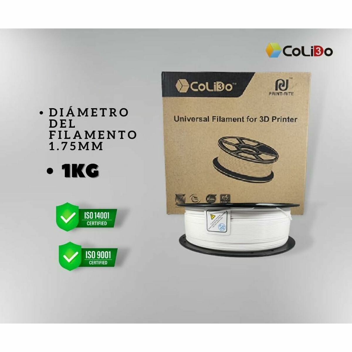 Filament Reel CoLiDo COL3D-LCD164B Multicolour