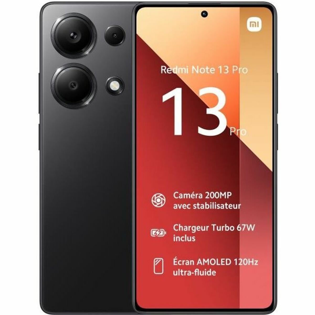 Smartphone Xiaomi Redmi Note 13 Pro 6,67" 12 GB RAM 512 GB Black