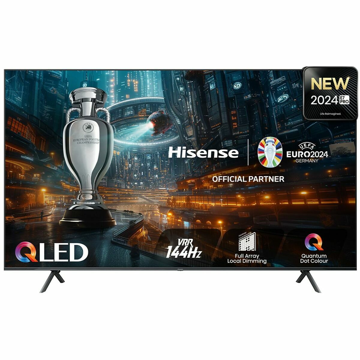 Smart TV Hisense 85E7NQ       85 85" 4K Ultra HD HDR D-LED QLED