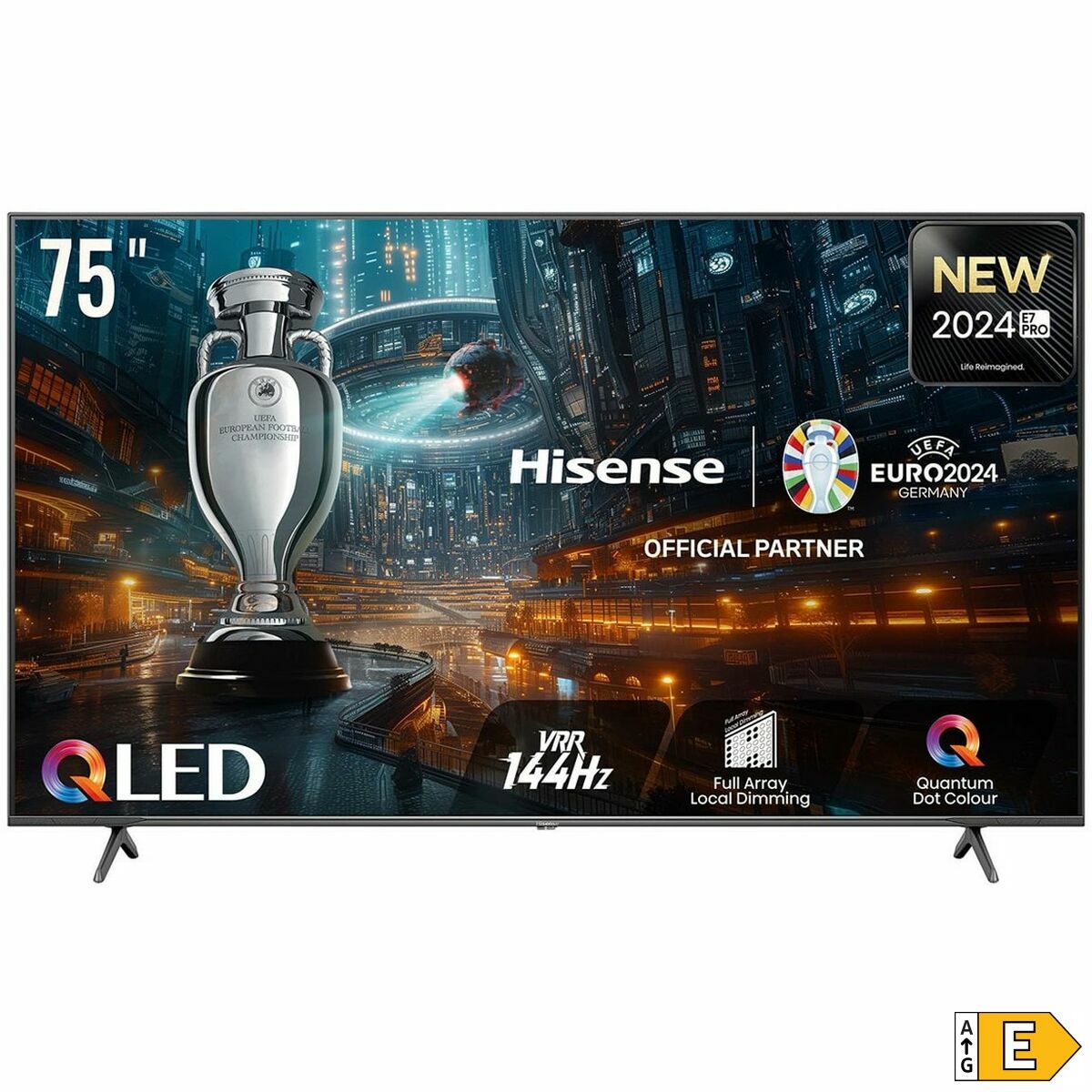 Smart TV Hisense 75E7NQ 4K Ultra HD 75" LED HDR QLED