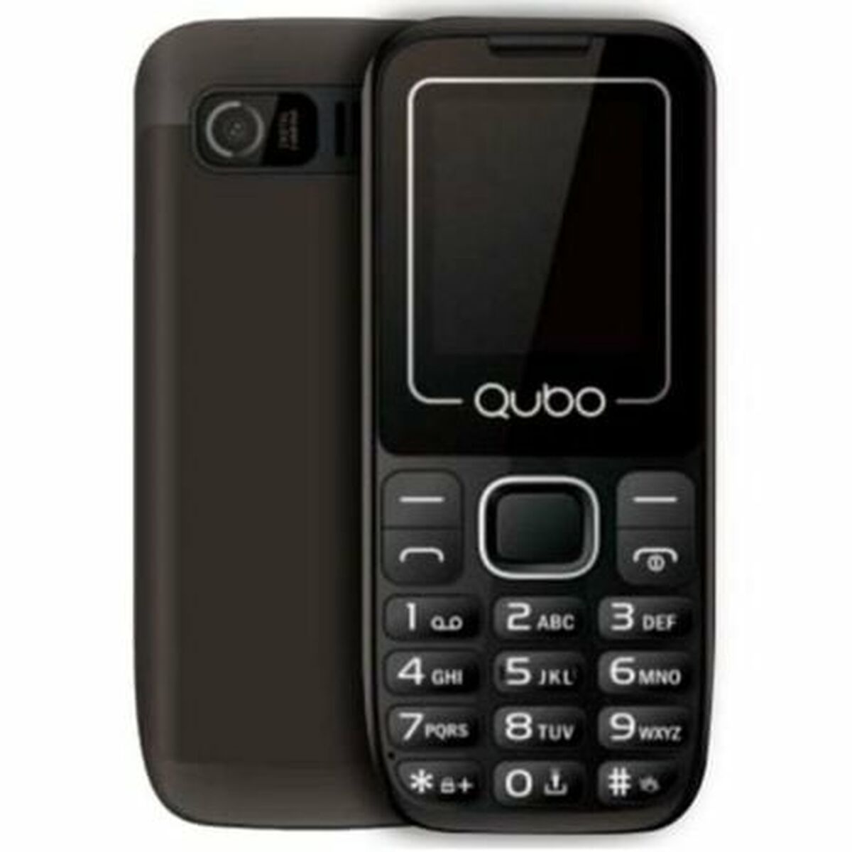 Mobile telephone for older adults Qubo P-180BK 1,75" 32 MB