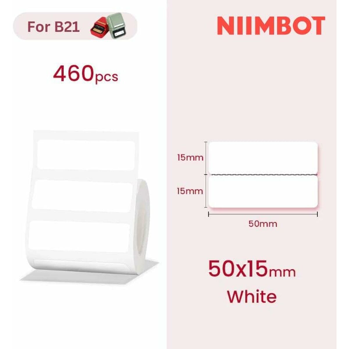 Original Dot Matrix Tape NIIMBOT A2A88188601 White