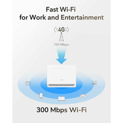 Router Cudy LT400E_EU White RJ45 Wi-Fi 4