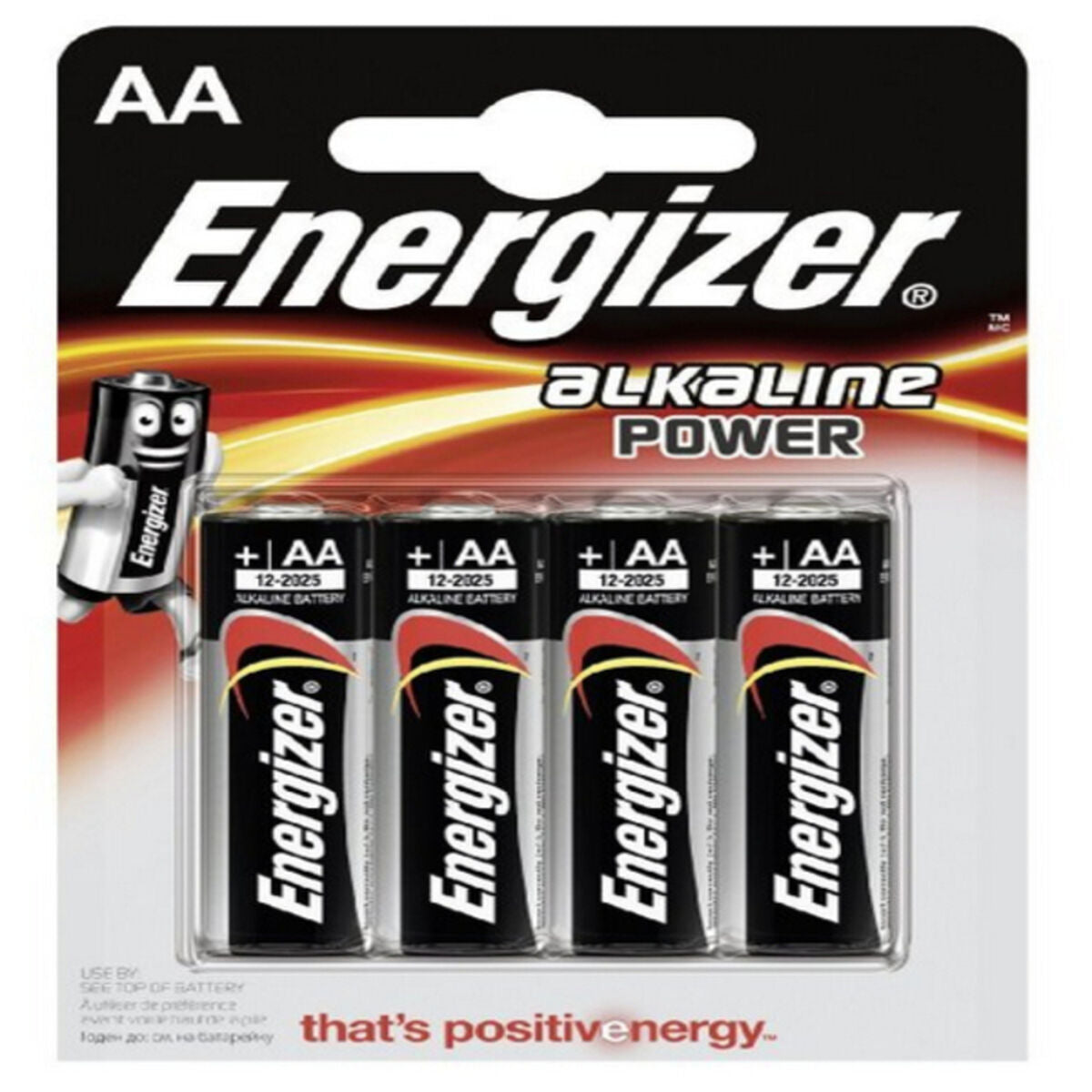 Alkaline Batteries Energizer 90080 AA LR6 1,5 V 1.5 V (4 Units)