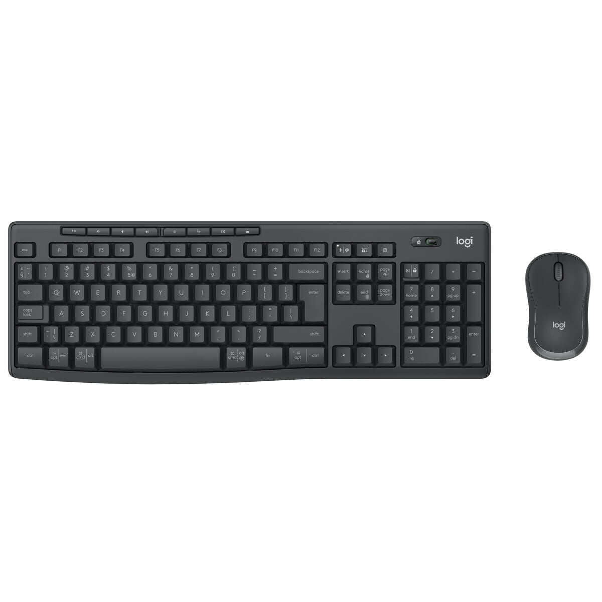 Keyboard and Mouse Logitech 920-012077 Graphite Monochrome English EEUU QWERTY