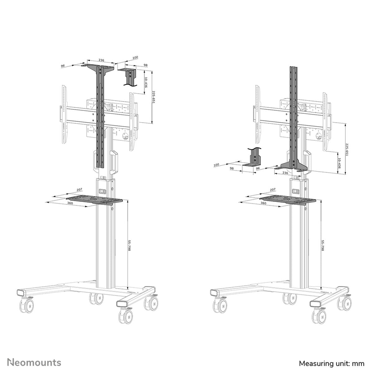 Shelves Neomounts AFLS-825WH1