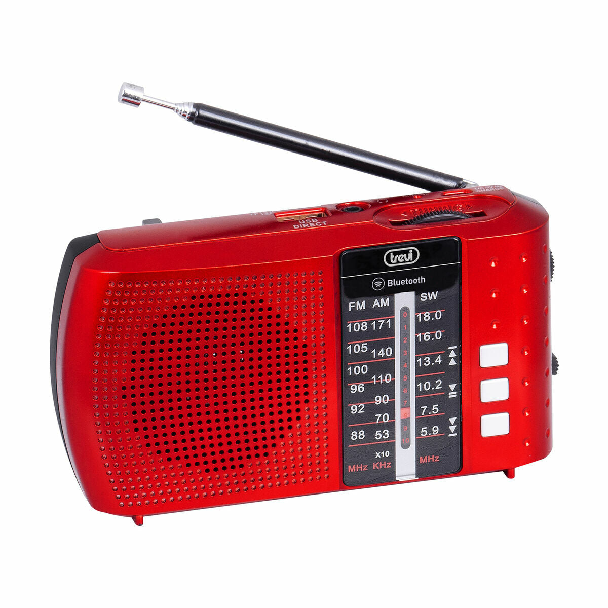 Portable Bluetooth Radio Trevi RA7F20BTR Red FM/AM/SW