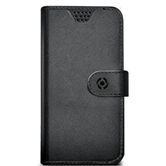 Mobile cover Celly WALLYUNILBK Black Universal